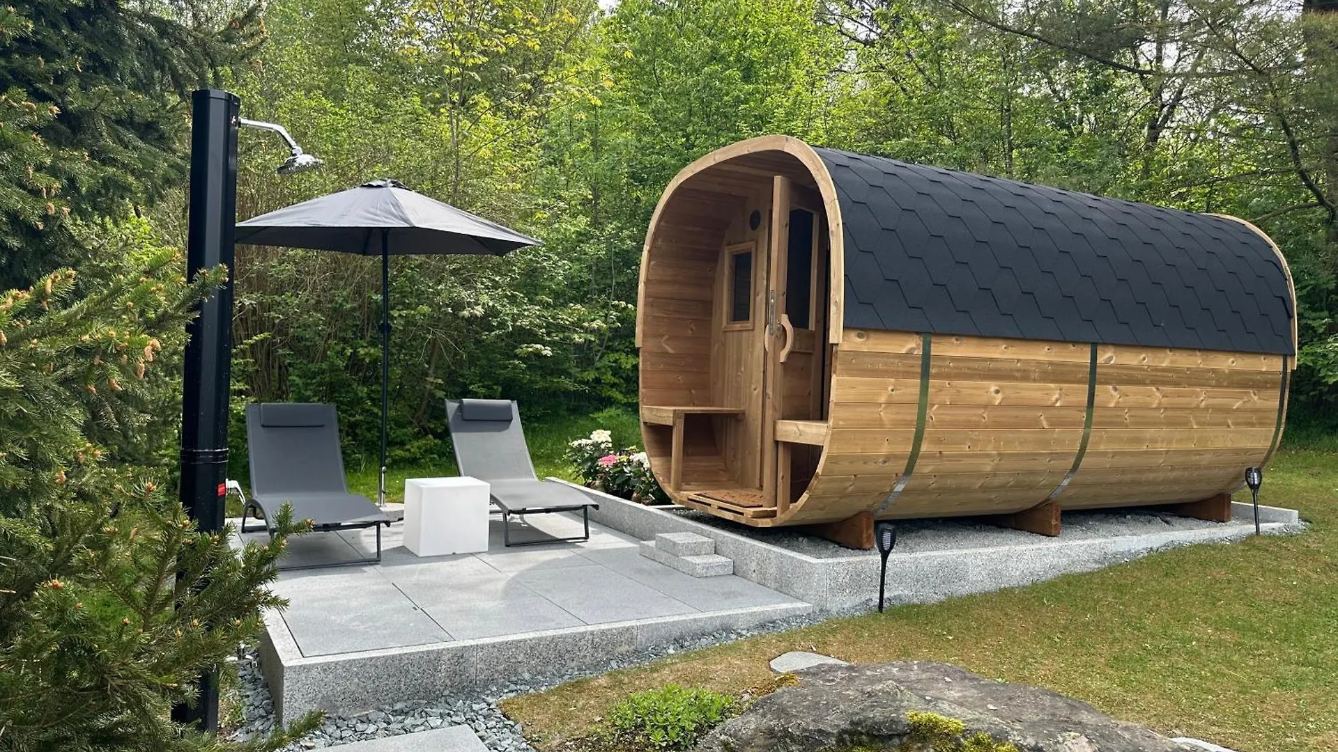 アパート Frankenwald Ferienhaus Fourstars Am See In Lichtenberg, Bayern, Oberfranken, Bad Steben - Hof -Saale, Rennsteig ドイツ